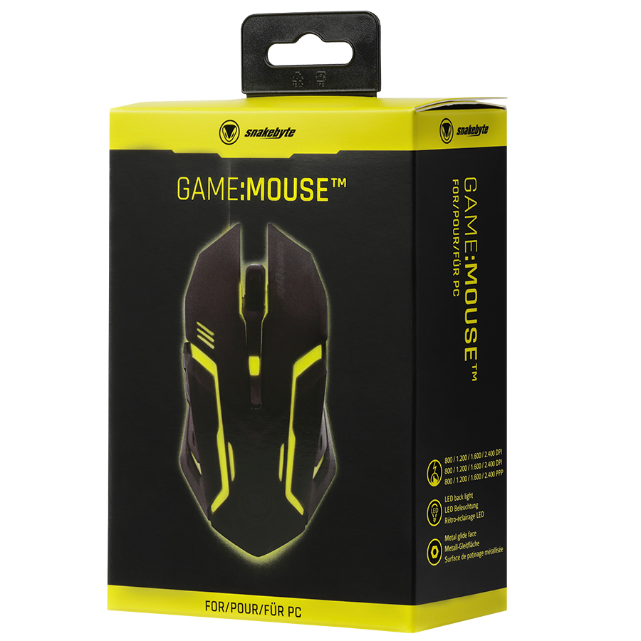 pc gaming mouse maus snakebyte