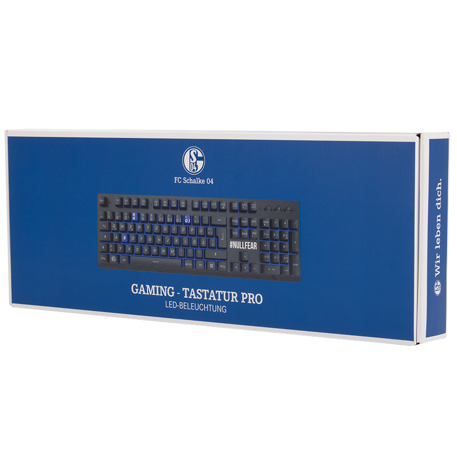FC Schalke 04 Gaming Tastatur Keyboard snakebyte