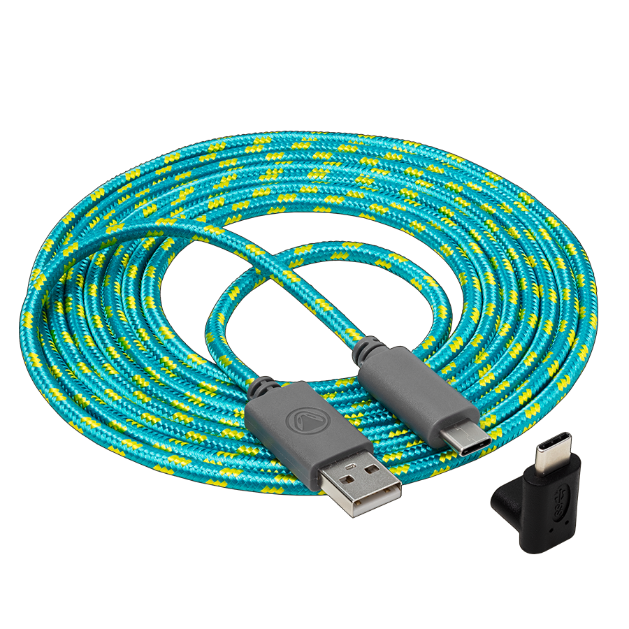 Nintendo Switch Lite CHARGE CABLE USB-C Ladekabel snakebyte